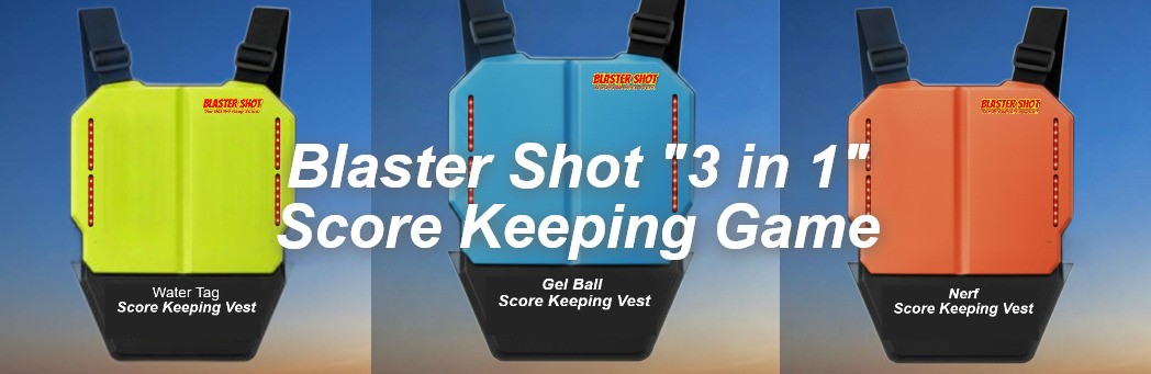 Blaster Shot 3-in-1 Interactive Scorekeeping Game Vest